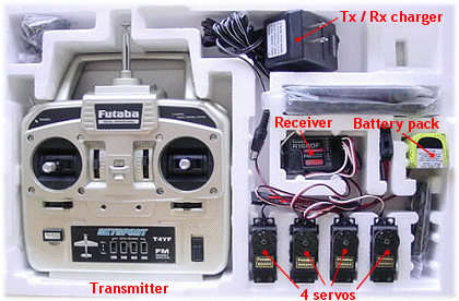 4 channel rc transmitter and receiver