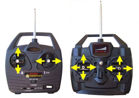 2 channel transmitter and receiver for rc boat